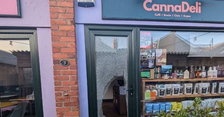 Thieves smashed open shop in spate of burglaries that left trader feeling 'violated'