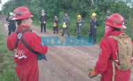 Bomberos Voluntarios de Arturo Seguí y El Peligro participan de una capacitación en incendios forestales
