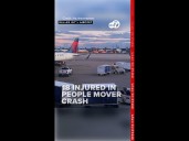 18 hospitalized after Dulles people-mover involved in crash while preparing to dock