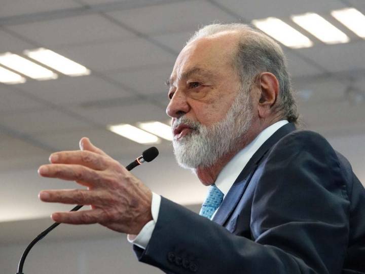 Sheinbaum recibe a Slim en Palacio Nacional
