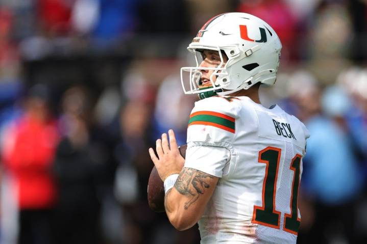 How Miami's Carson Beck has improved in recent weeks