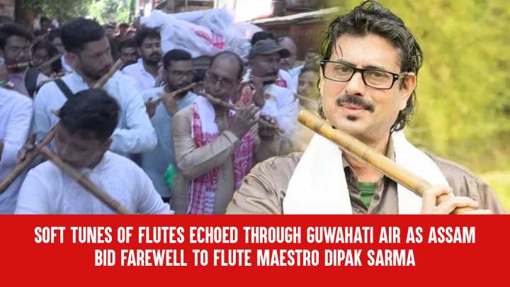 Soft Tunes of Flutes Echoed Through Guwahati Air As Assam Bid Farewell to Flute Maestro Dipak Sarma