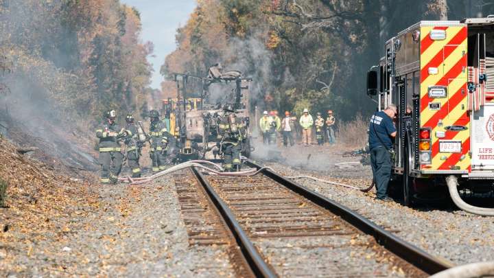 Buildings damaged after explosion on train tracks in Bear, Del.