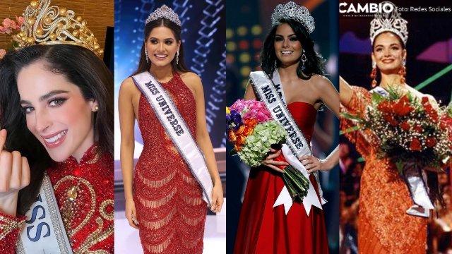 México suma su cuarta corona de Miss Universo ¿Quiénes han sido las ganadoras?