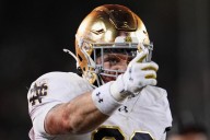 Jeremiyah Love hurt in No. 9 Notre Dame's rout of Stanford 49