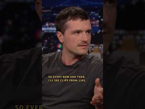#JoshHutcherson compares #TheHungerGames to college (minus the debt 🤣) #FallonTonight