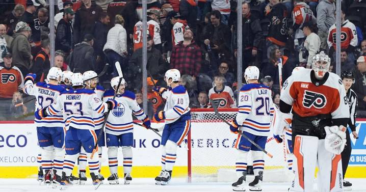 Roslovic's OT goal lifts Oilers over Flyers 2
