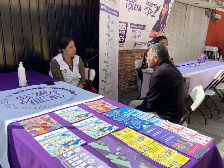 Atienden a más de 17 mil personas en Iztacalco a través del programa “Mujeres por la Paz”