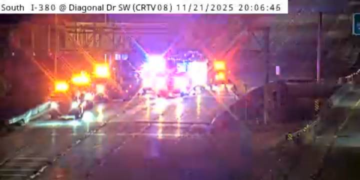 UPDATE: Road reopened after multi-vehicle crash blocked northbound I