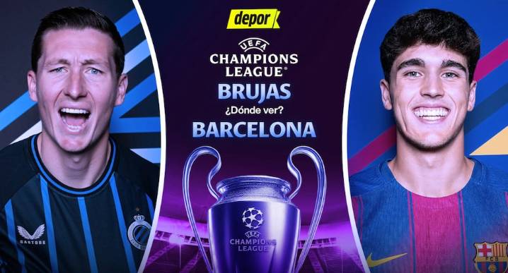 Partidazo, dónde ver gratis Barcelona vs. Brujas EN VIVO: links y canales de televisación