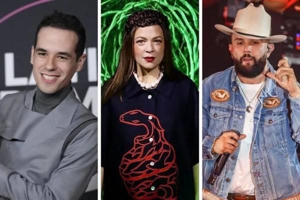 Édgar Barrera, Carin León y Natalia Lafourcade buscan Grammy