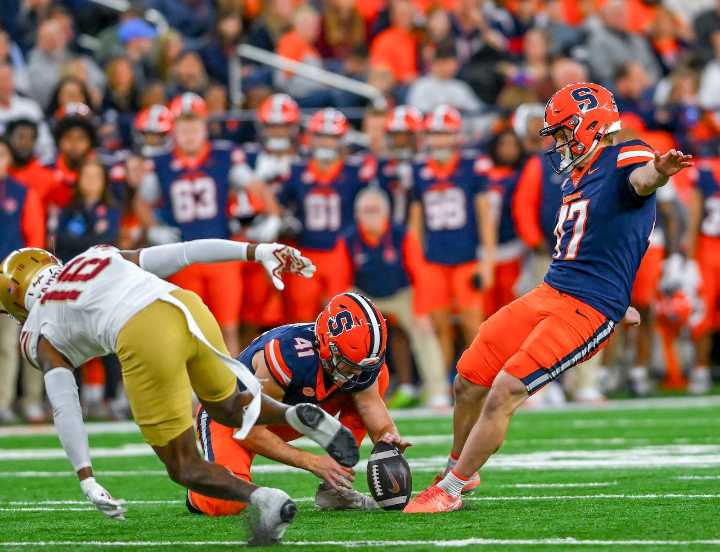 Syracuse football box score vs. Boston College on Saturday