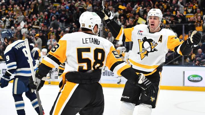 Letang scores in OT, Penguins rally past Blue Jackets