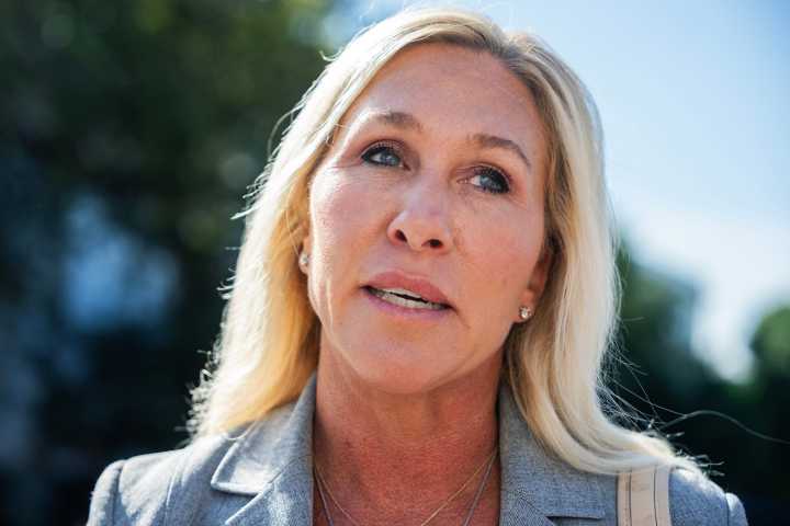 Marjorie Taylor Greene calls out Johnson over House not meeting during shutdown