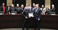 Sims honored at Somerset Council for SPD promotion