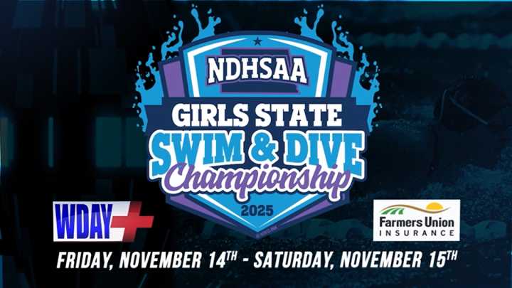 Day 1: NDHSAA State Girls Swimming and Diving Championships on WDAY+