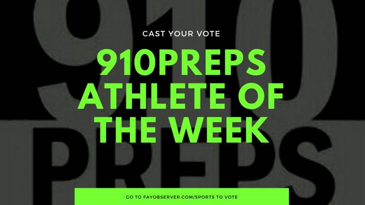 Vote here for your choice of 910Preps Athlete of the Week