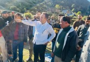 LoP Sunil Sharma reviews ongoing Construction Work of Kendriya Vidyalaya at Padyarna, Nagseni