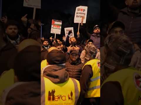 Soccer Fans Clash With Police During Europa League Match #shorts