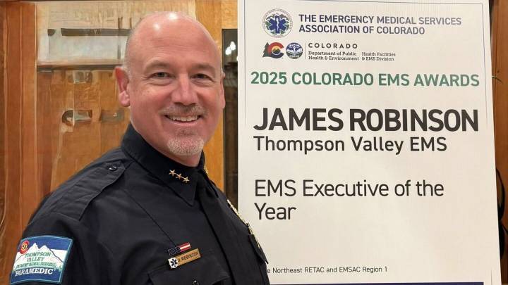 Thompson Valley EMS Chief James Robinson wins Colorado State Executive of the Year Award