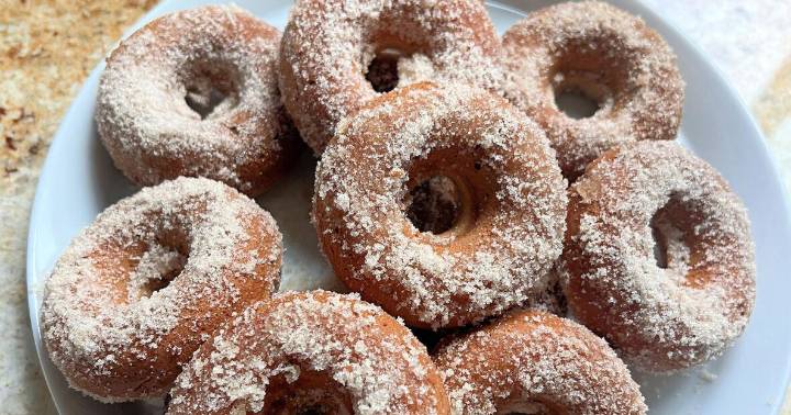 Baked apple cider doughnuts warm the soul