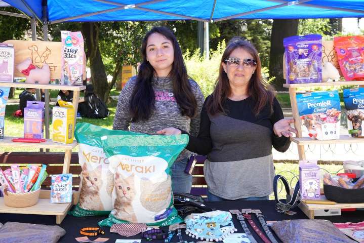 Feria anual de mujeres jefas de hogar: un éxito en la Plaza de Armas de Talca