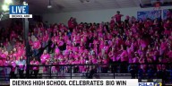 Dierks High School celebrates winning nationwide T-Mobile contest for new stadium