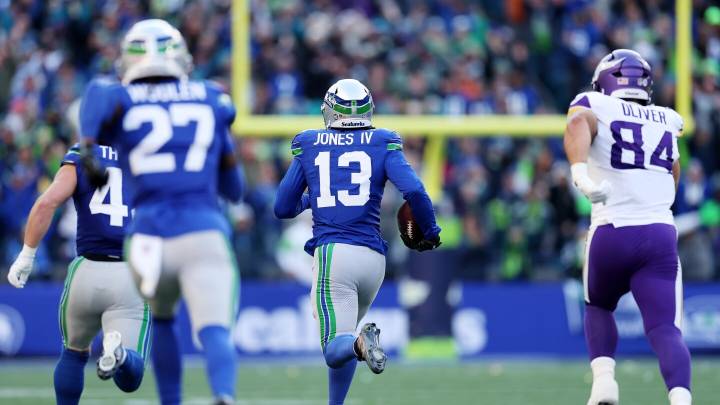 Ernest Jones 85-yard pick-six helps power Seahawks to 13