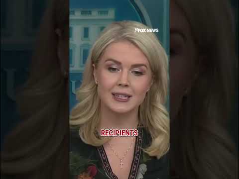 Leavitt: We are digging into a contingency fund that is supposed to be for emergencies #shorts #usa