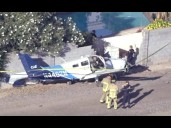 Plane crashes in canal area in Mesa
