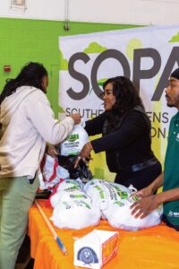 Community Giveaway At Roy Wilkins Recreation Center