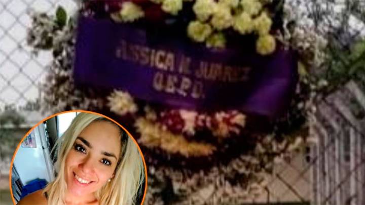 Le mandaron una corona fúnebre al jardín de su hija y apuntan a su expareja