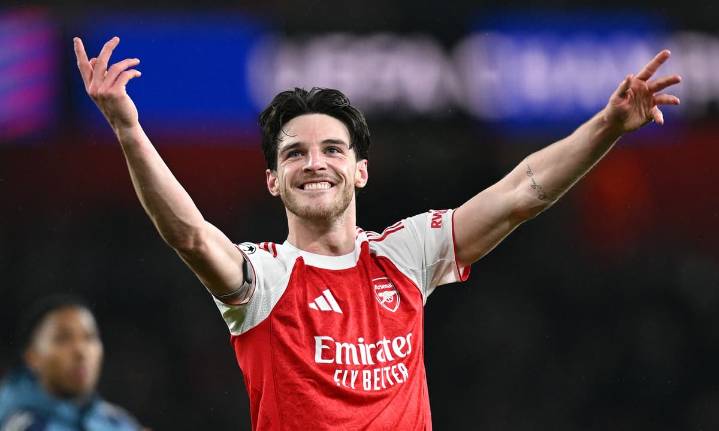 Arsenal: Declan Rice shows he is best in Europe on night Ballon d'Or winner 'named'