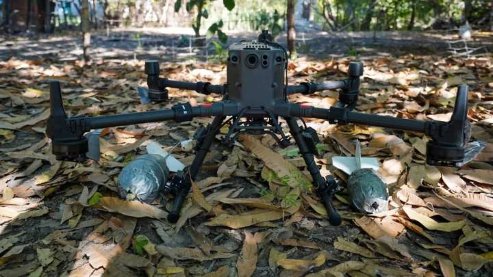 Con equipos anti drones, Gobierno refuerza a la SSP de Michoacán