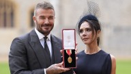 Victoria Beckham side-steps the limelight in waist-cinching dress for King Charles audience