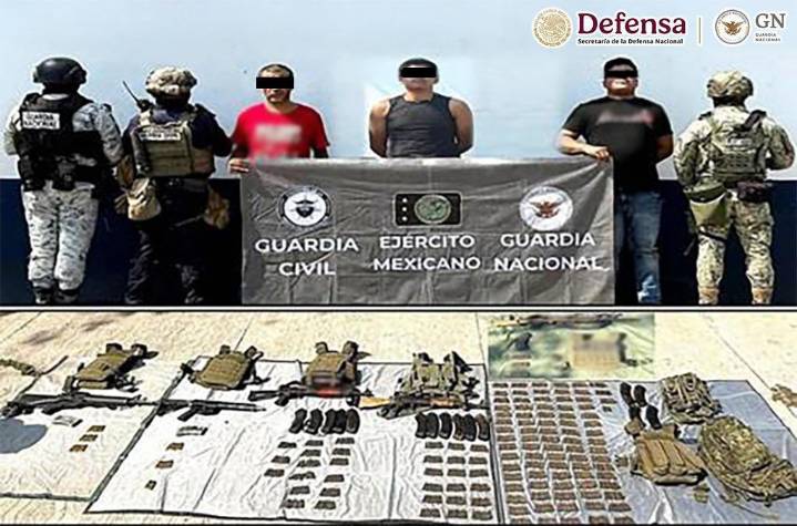 Plan Michoacán: Detienen a cinco y les aseguran drogas, armas y vehículos