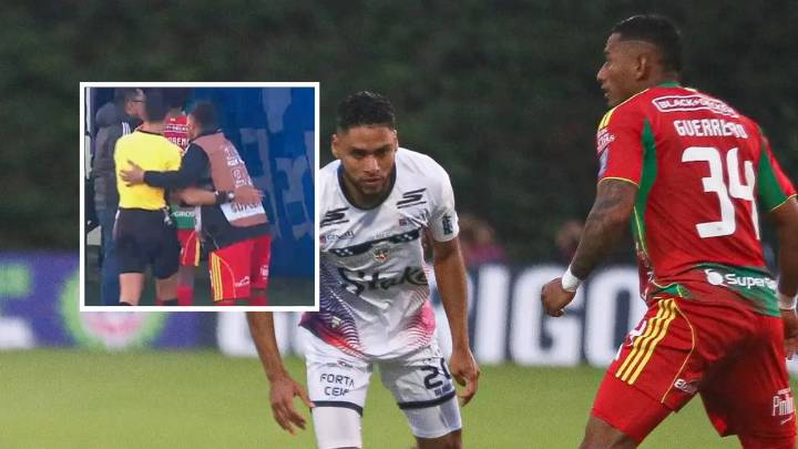 Teófilo Gutiérrez sorprendió con un noble gesto hacia los árbitros en Fortaleza vs. Junior