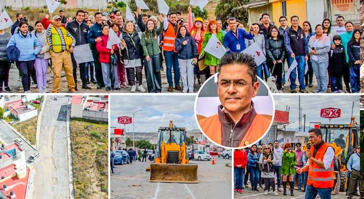 Mineral de la Reforma recibe nueva pavimentación; avanza el programa “En Concreto”