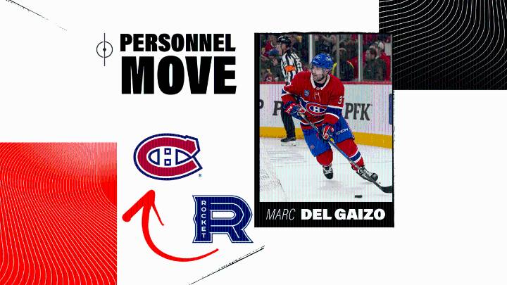 Del Gaizo recalled from Laval Rocket
