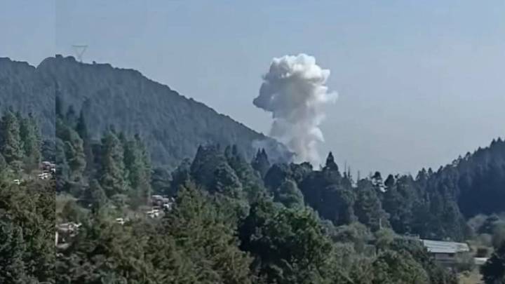 Explota taller de pirotecnia en La Viga, en Huixquilucan; hay una persona muerta y 6 heridos