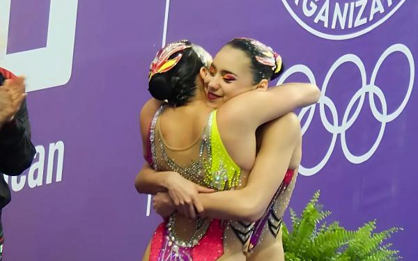 Dos medallas de oro para México en natación artística en Panamericanos Jr. 2025