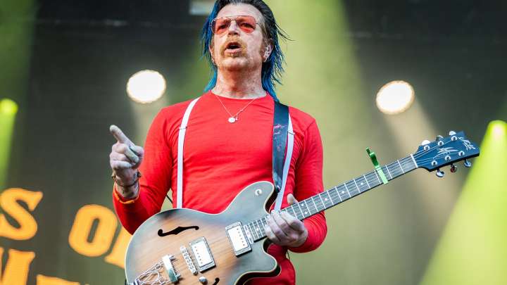 Eagles of Death Metal's Jesse Hughes in Paris for Bataclan Tribute