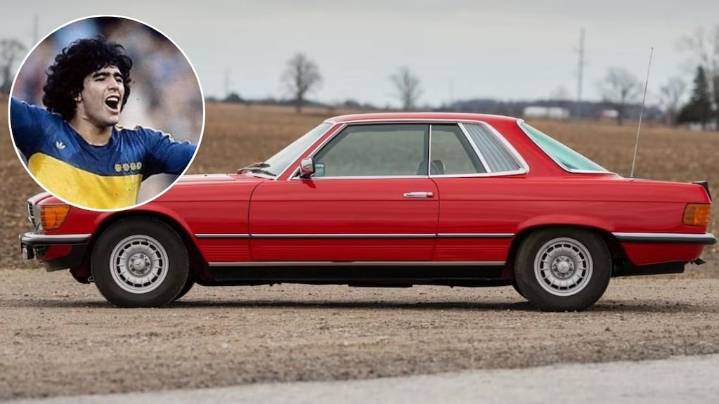 La historia del Mercedes-Benz clásico de Maradona