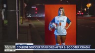 College soccer star dies in e