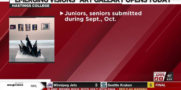 High school art exhibition opens at Hastings College