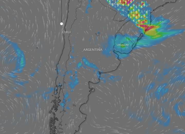 Pronóstico. Rige una alerta naranja y amarilla por tormentas para cuatro provincias