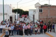 Alcalde Jorge Rosario Bojórquez entrega pavimentación e iluminación en la avenida Sinaloa