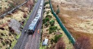 Railway line to reopen after 80mph train derailment