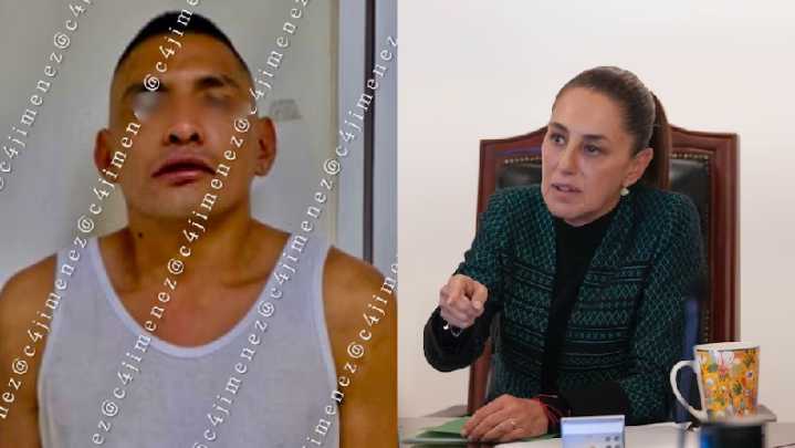 Detienen al hombre que acosó a la presidenta Claudia Sheinbaum