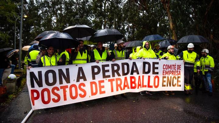 Ence y trabajadores inician en Madrid la negociación de los 39 despidos que plantea la pastera